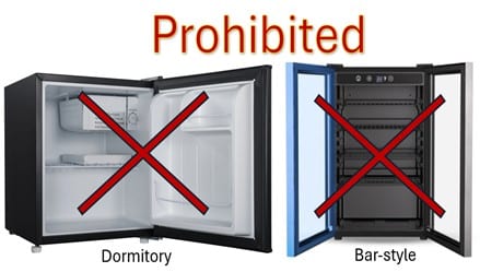 Prohibited Storage Units