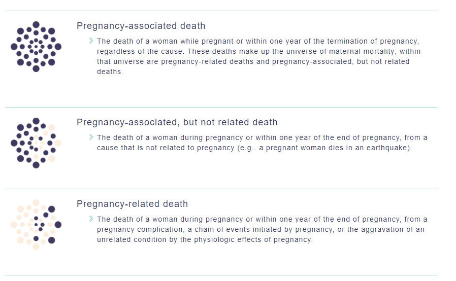 What is Maternal Mortality Graphic